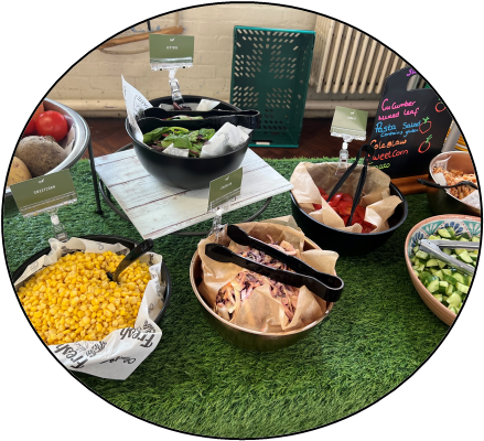 Multiple food options